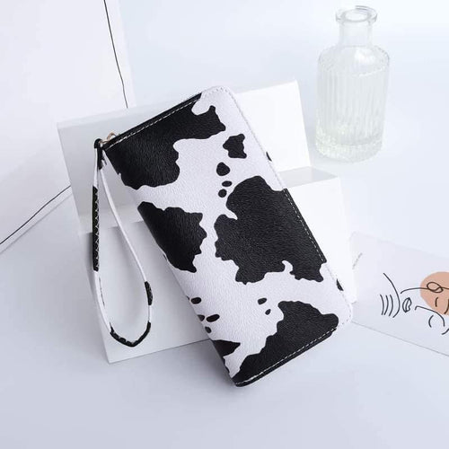 Cow Print Wallet