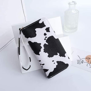 Cow Print Wallet