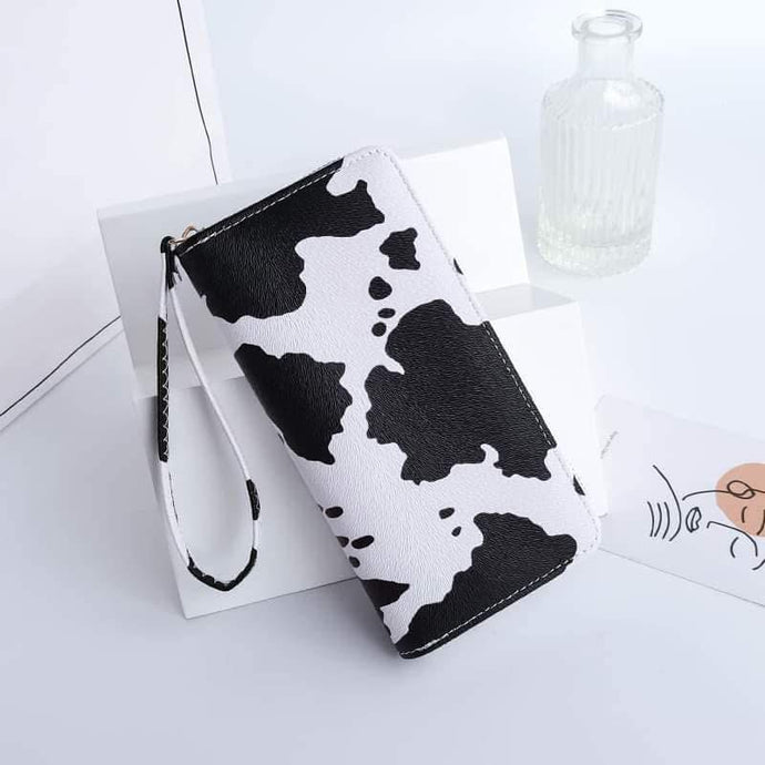 Cow Print Wallet