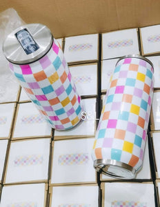 Color Checkers (16oz. Can Cup)