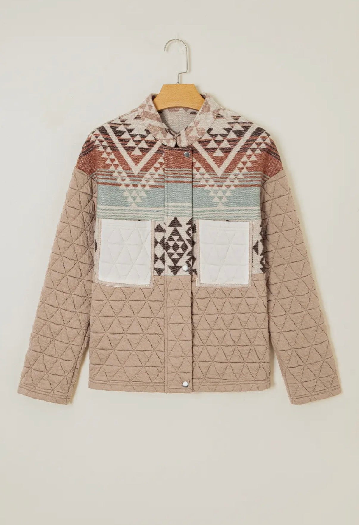 Quilted Patchwork Western Fashion Jacket
