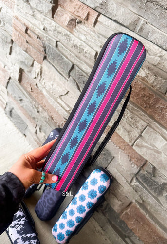 Pink Aztec Hot Tool Case