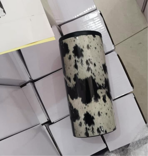 Cow Print SLIM Koozie