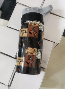 Cowboy Plaid Tumbler