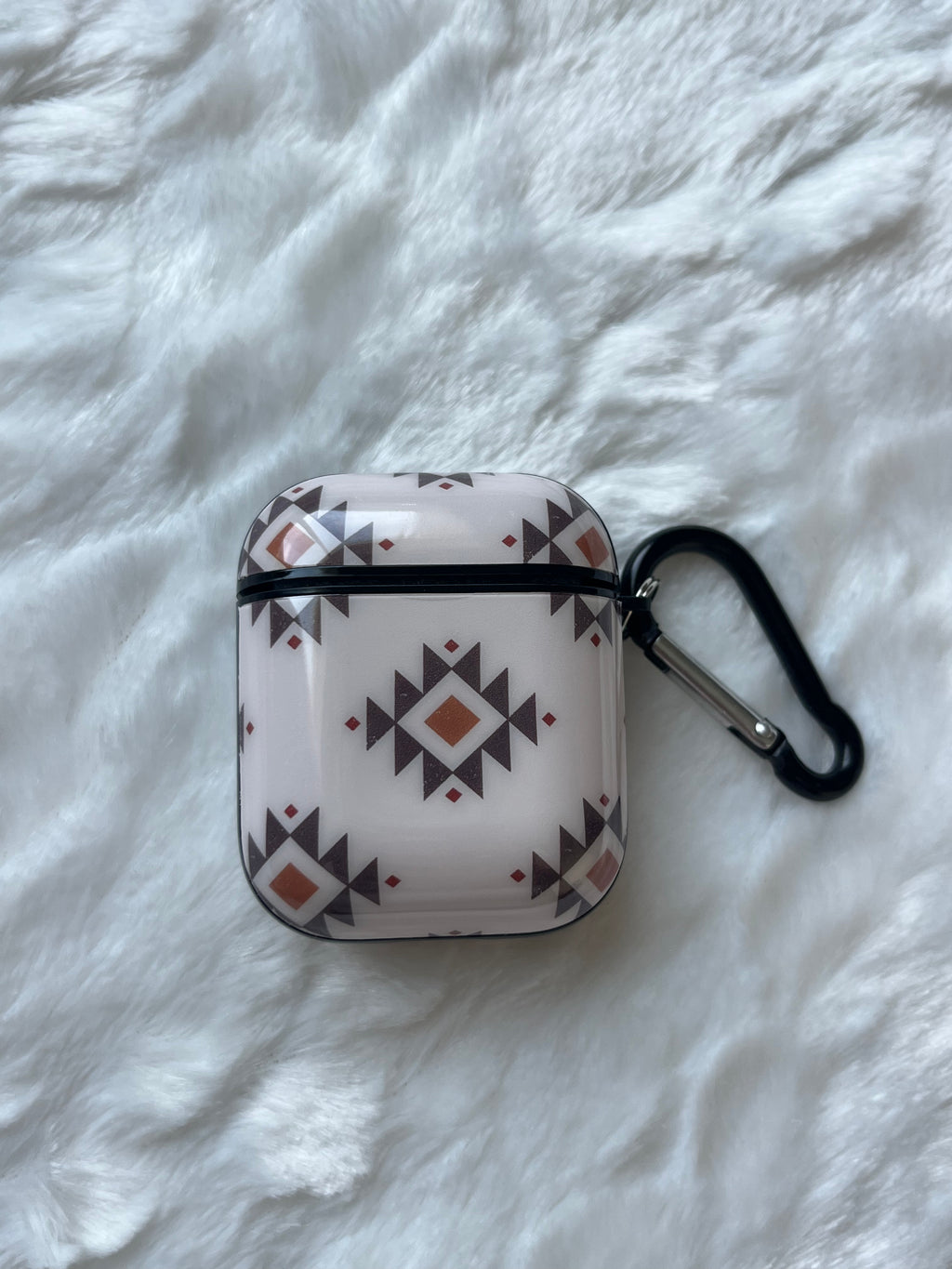 Tan Aztec  Airpod Case