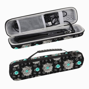 Silver & Turquoise Hot Tool Case