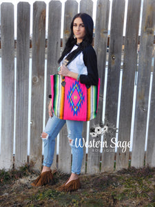 Pink Serape Tote