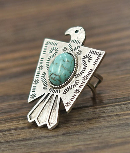 Thunderbird Natural Turquoise  Ring